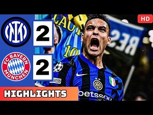 Inter Milan vs Bayern Munich (2-2) All Goals & Highlights | Champions League 2025 Quarter-Finals