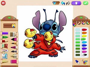 Disney Coloring World Plus Artistic Crayons Demonstration Video