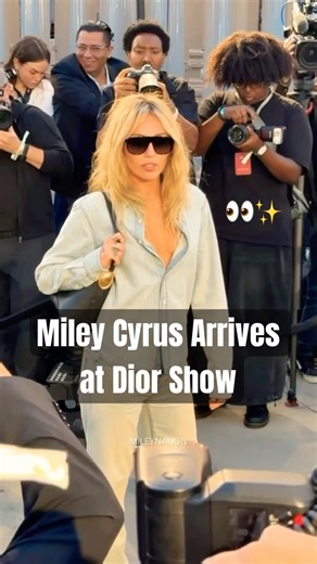 Miley Cyrus Arrives at the Dior Cruise 2027 Show in Los Angeles ✨ | #shorts #mileycyrus #dior