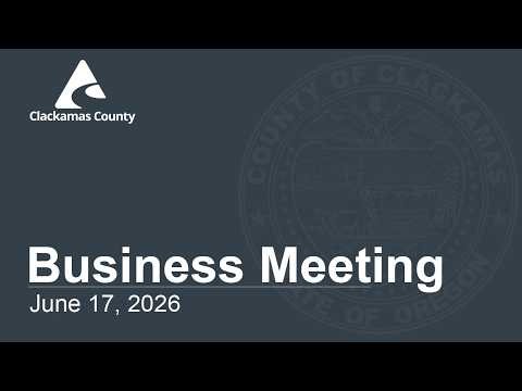 Board of County Commissioners' Meeting - June 17, 2026