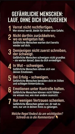 Gefährliche Menschen erkennen: 7 goldene Lebensregeln zum Selbstschutz