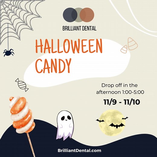 Don't let leftover Halloween candy haunt you! | Brilliant Dental