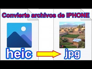 💥Cómo convertir archivos HEIC a JPG en Windows sin programas. Archivos de IPHONE heic a jpg.