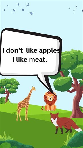 Grade 2 Lesson 5 - I like apples 🍎. Do you like meat? 🥩#shorts #kids #learnenglish