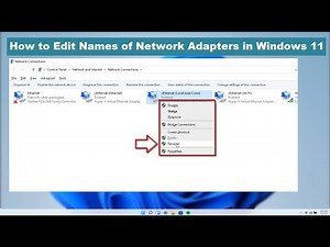 How to Rename Network Adapters on Windows 11