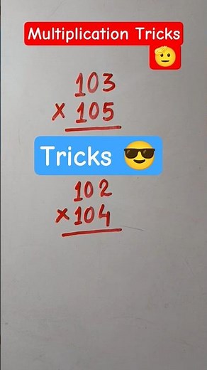 Multiplication Tricks 😱😲 #vedicmaths #maths #multiplication #shorts