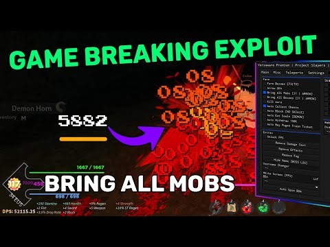 PROJECT SLAYERS NEW BRING ALL MOBS SCRIPT/HACK ( NEW GAMEBREAKING EXPLOIT! ) *10000 COMBO IN SECOND*