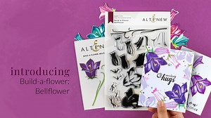 2.8K views · 107 reactions | Our new Build-A-Flower is beautiful, with a distinct open cup shape, and is native to Europe! It's Bellflowers!!! We've included three different multi-step bellflowers in this set for you to stamp along the stem and pair with your favorite Altenew sentiments! Get the Build-A-Flower: Bellflower in the shop: https://altenew.com/products/build-a-flower-bellflower #Altenew #cardmaking #AltenewBuildAFlower #papercrafting | Altenew | Facebook