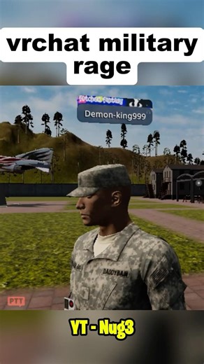 kid FREAKS OUT in a vrchat military server #vrchat