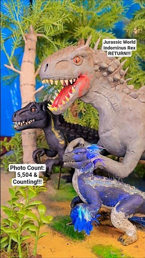 Jurassic World Rebirth Stop Motion - Mosasaurus Attack Dinosaur Toy Film Set Project #shorts