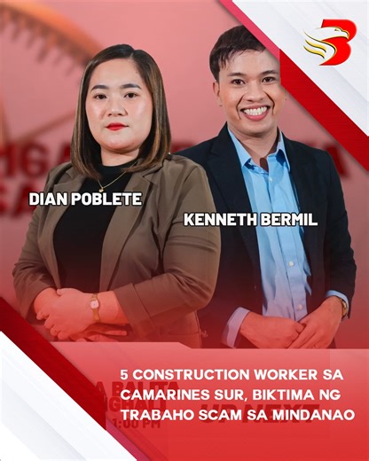 305K views · 4.7K reactions | 5 CONSTRUCTION WORKER SA CAMARINES SUR, BIKTIMA NG TRABAHO SCAM SA MINDANAO Simulang tuparin ang pangarap ng inyong anak! End Stunting Now! #YummyVitES2OralDrops #BrigadaPH #InTheHeartOfChangingLives #BrigadaDaet | 102.9 Brigada News FM - Daet | Facebook