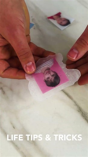 Turn Any Photo Into a DIY Keychain 🔑📸 #creative #keychain #phototrick