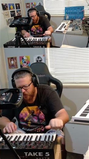 Making a patch on the SEQUENTIAL TAKE 5 w/ PATCH BLADAMS #synth #sounddesign #ambient