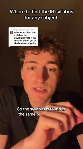 How to find the syllabus for any IB subject