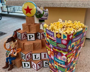 New Toy Story Holiday Popcorn bucket debuts at the Disneyland Resort | Chip and Company