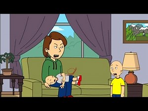 Caillou STARTS A CONVERSATION DURING Classic Caillou's SPANKING (VIDEO MADE BY IT-SAAC STUDIOS)