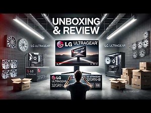 LG UltraGear 32GR93U-B UNBOXING