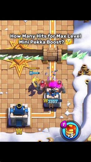How Many Hits for Max Level Mini P.E.K.K.A Boost? 🤔💀