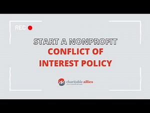 How to Start a Nonprofit: What is a Conflict of Interest Policy?