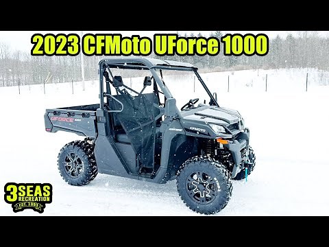 2023 CFMoto UForce 1000 Walk Around & First Ride! Much Smoother Engagement!