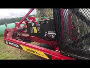 What we use to wrap hay? Anderson Hybrid X round bale wrapper