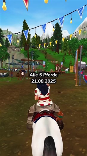 21.08.2025 - Donnerstag alle 5 Pferde 💁🏻‍♀️ —— #starstableonline #starstable #sorandom #westerncamp #viral