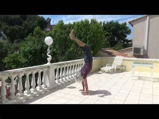 This 71-year-old man showcased his fitness level by doing handstands. He did the handstands effortlessly proving that age is just a number. He also shared how each year it becomes tougher for him even after practicing it regularly. | Jukin Copyright Management | Facebook