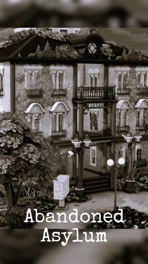 Abandoned Asylum The Sims 4 #sims4 #thesims4 #asylum um