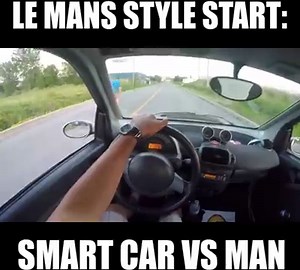 What's faster, man or machine? This is a great way to decide Video: https://www.youtube.com/channel/UCRwo3tZxd5es93t2h3Y4aeg Car Throttle | Car Throttle
