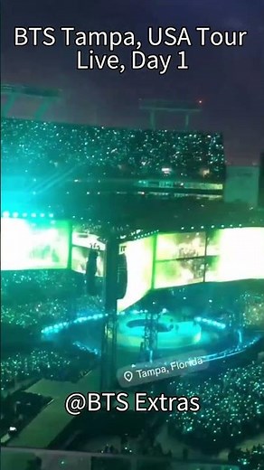 bts tampa, usa live concert day 1 #bts #btstampa #btslive #btsusa #tour #btsconcert #btsworldtour