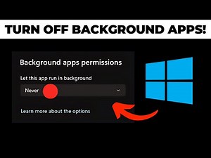 How to turn off background apps in Windows 11 (Quick & Easy)