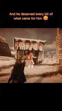 Micah Bell deserved every bit of what came for him 😡 #rdr2 #arthurmorgan #viral #shorts #gaming