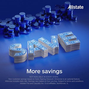 3.2M views · 650 reactions | Save for being a new customer. Save more for driving less. Save for driving safely. That's a lot of saving. | Allstate | Facebook