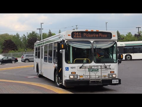 (Full Trip) Durham Region Transit Route 211 on 2005 New Flyer D40LF ex-Miway 1011