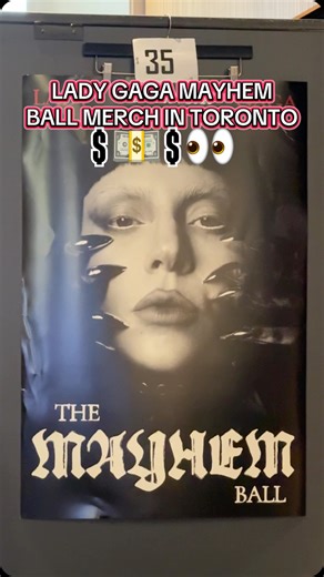 The Mayhem Ball has arrived and here’s a look at the Canadian @ladygaga merch prices! 💲👀 #ladygaga #mayhemball #livemusic #toronto #merch | iHeartRadio Canada