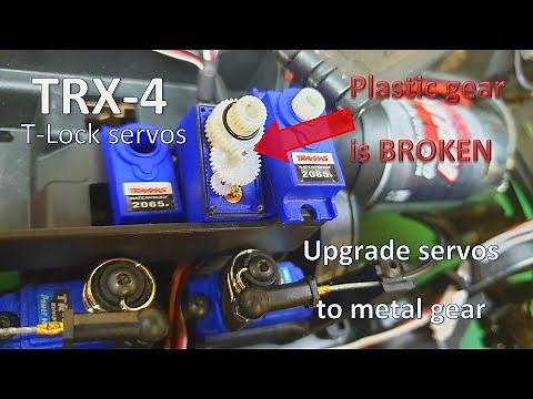How to Replace the T-Lock Servos in TRX-4 Traxxas