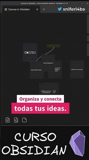 Notas visuales en Obsidian aprende relacionando tus notas