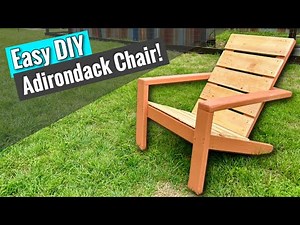 DIY Modern Adirondack Chair! | Easy $50+ PROFIT! | Free Plans!