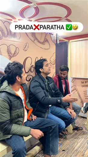 Osama khan on Instagram: "Prada nahi paratha 🤣🤣🤣"