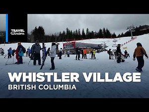 Whistler Village in British Columbia : 4K Walking Tour