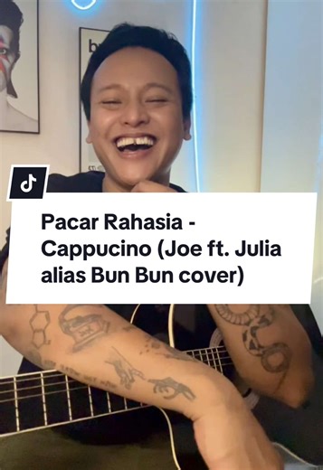 Pacar Rahasia - Cappucino (Joe Python ft. Ci Julia More Ink alias Bun Bun cover) Versi Gitar Nylon. Izin cover lagu kerennya mas @CAPPUCINO.OFFICIAL 😍❤️🙏🏻. @MORE INK TATTOO STUDIO BEKASI . #pacarrahasia #cappucino #jammingwithjoe #fyp