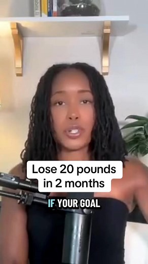 9.2K views · 63 reactions | Setting a goal of losing 20 pounds in 2 months can backfire when your mindset is obsessed with that timeline | Project S | Facebook