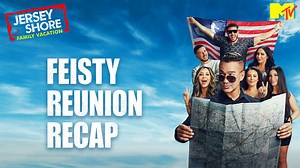 Angelina came in hot and ready to fight Deena at the reunion for being in her business, but she obviously recaps different versions of events #mtvjerseyshorefamilyvacation #MTVJerseyShore | MTV Africa