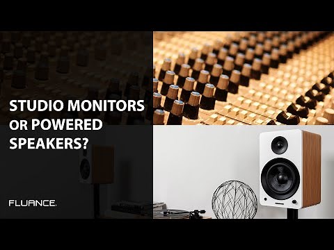 Studio Monitors vs. Powered Speakers: How are they different and which one is better?