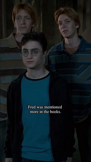 Three differences between Fred and George Weasley in Harry Potter