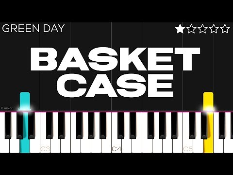 Green Day - Basket Case | EASY Piano Tutorial