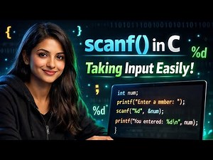 👉 Taking Input in C using scanf() | Beginner Guide | DevVybe