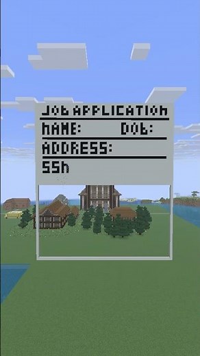 Minecraft Viewer Builds | J*b Application #minecraft #shorts #minecraftmemes