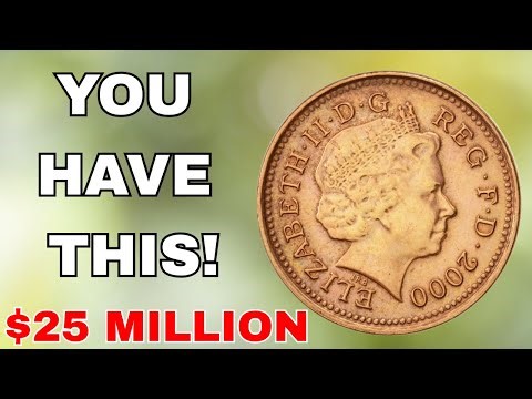 Rare United Kingdom Elizabeth II One Penny 2000 Worth $25 Million | HD Ultra Rare Coins