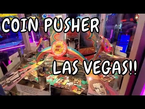 Coin Pusher Machines at GameWorks in Las Vegas, NV
